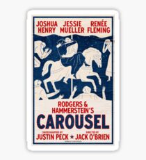 carousel broadway Sticker