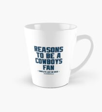 Keine Gründe, ein Dallas-Cowboy-Fan zu sein, Cowboys saugen, lustiges Gag-Geschenk Tasse (konisch)