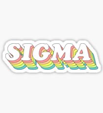 rainbow 3D 1.0 - sigma Sticker