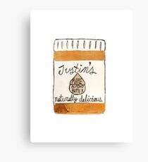 Justin’s peanut butter Canvas Print