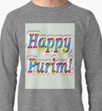 Happy Purim! Lightweight Sweatshirt