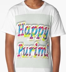 Happy Purim! Long T-Shirt