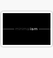 minimalism Sticker