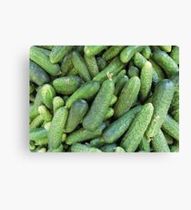 Cucumber Canvas Print