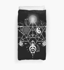 Sacred Crops -White Duvet Cover