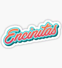 Encinitas Typography Sticker