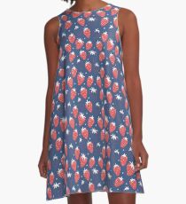 Strawberry A-Line Dress