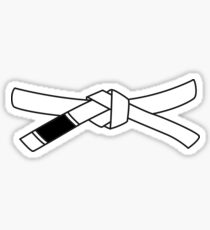 Jiu Jitsu White Belt Sticker