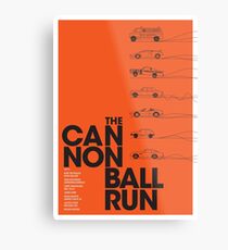 The Cannonball Run Metal Print