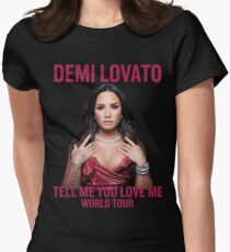 Demi Lovato - TMYLM WORLD TOUR Women's Fitted T-Shirt