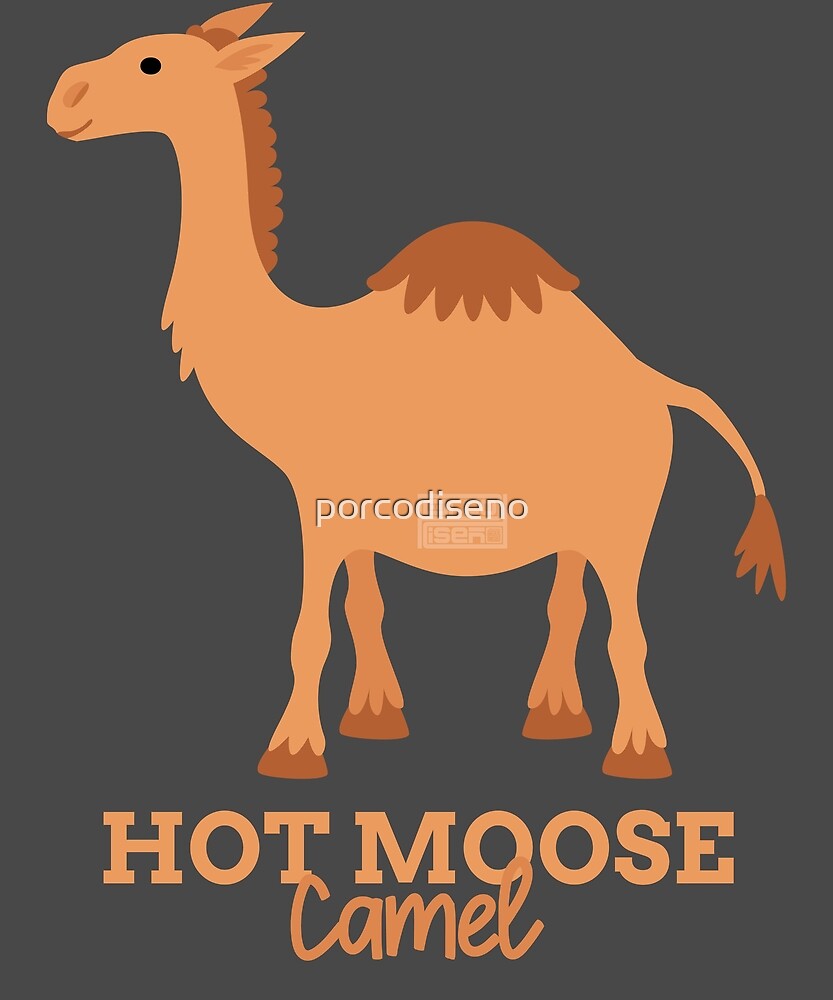 Funny Animal Name Meme Hot Moose CAMEL By Porcodiseno Redbubble