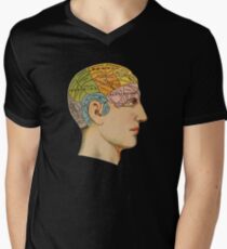 Phrenology Chart Men's V-Neck T-Shirt