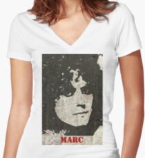 Graffiti art: Marc Women's Fitted V-Neck T-Shirt