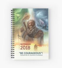 “Be Courageous”! 2018 Convention of Jehovah’s Witnesses #1 Spiral Notebook