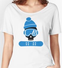 Snowboard skull Women's Relaxed Fit T-Shirt
