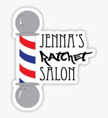 Pegatina Salón de trinquete de Jenna
