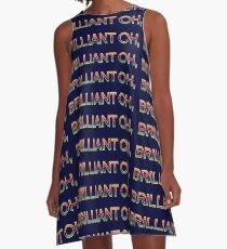 Brilliant Whittaker Rainbow A-Line Dress