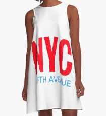 Vestido acampanado NYC Fifth Avenue