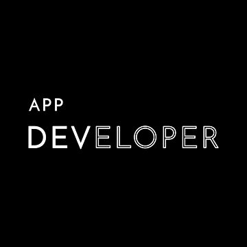 Artwork thumbnail, App Developer by developer-gifts