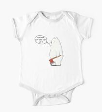Ice Bear Will Take Care of It - We Bare Bears Cartoon One Piece - Short Sleeve
