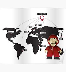La casa de Papel Money Heist Poster