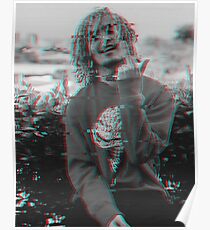 Lil Pump Glitch Poster