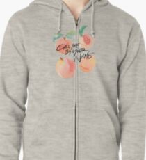 Call Me By Your Name - Peaches Zipped Hoodie