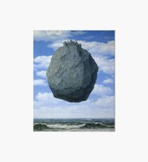 The Castle of the Pyrenees( Le Chateau de Pyrenees)-Rene Magritte Art Board