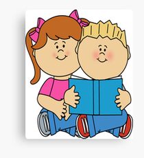 children books day t shirt Canvas Print