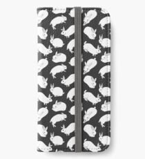 weißer Hase iPhone Flip-Case/Hülle/Skin