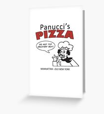 Futurama's Panucci's Pizza - Fry's First Job Greeting Card