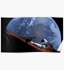 The SpaceX Starman Poster