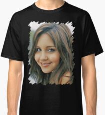 Amanda Bynes - Celebrity - Oil Paint Art Classic T-Shirt