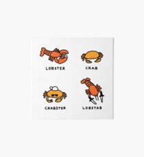 Lobster + Crab Art Board
