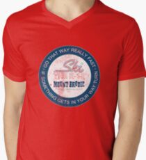 Gehen Sie so schnell T-Shirt mit V-Ausschnitt für Männer