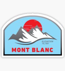 Mont Blanc - 02 Sticker