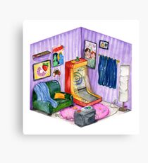 Isometric Arcade Canvas Print