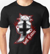 Hail Catan - Satanic Cat Slim Fit T-Shirt