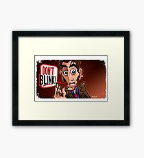 Don't Blink Framed Print