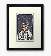 Expression Paulo Dybala Framed Print