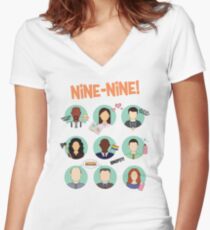 Brooklyn Nine Nine Women's Fitted V-Neck T-Shirt