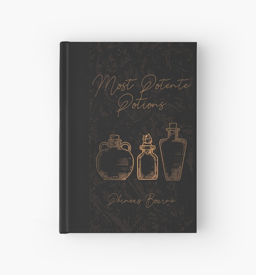 "Most Potente Potions | Spell Book" Hardcover Journals by wildtribe ...