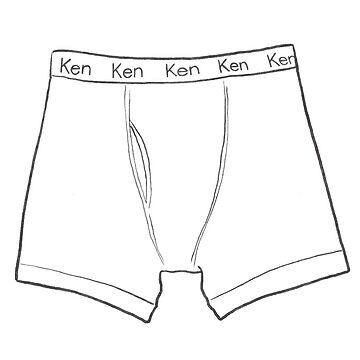 Ken Underwear Art Board Print for Sale by simretsekhon