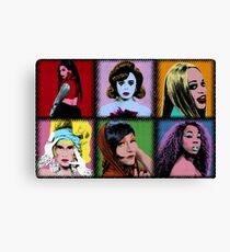 RPDR - Queens Portrait Canvas Print