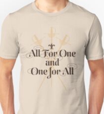 The Three Musketeers Motto Unisex T-Shirt