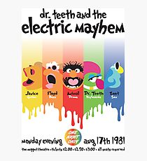 Dr. Teeth and the Electric Mayhem Photographic Print