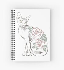 Cat sphinx Spiral Notebook