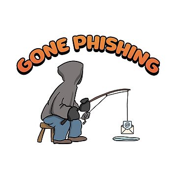 Gone Phishing Hacking Computer Hacker Gift | Sticker