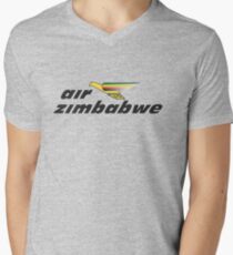 Luft Simbabwe T-Shirt mit V-Ausschnitt für Männer