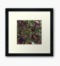 marauders grass Framed Print